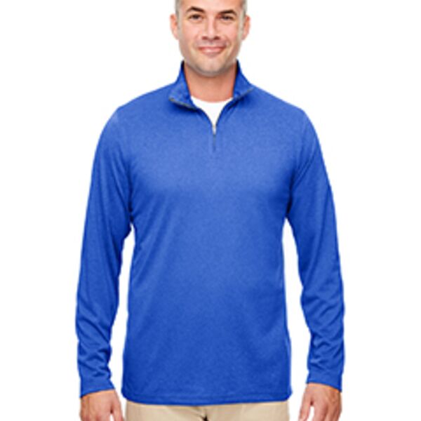 Men's Cool & Dry Heathered Performance Quarter-Zip Thumbnail